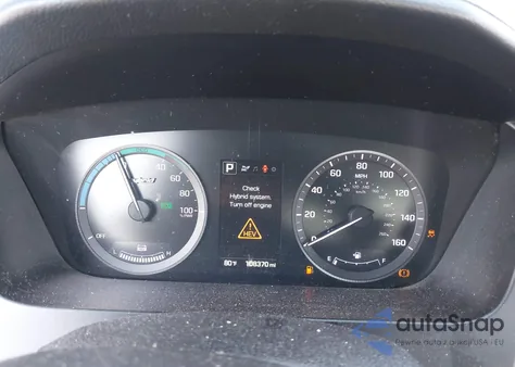 2017 Hyundai Sonata Hybrid Se z USA, uszkodzony, nr VIN KMHE24L13HA054163